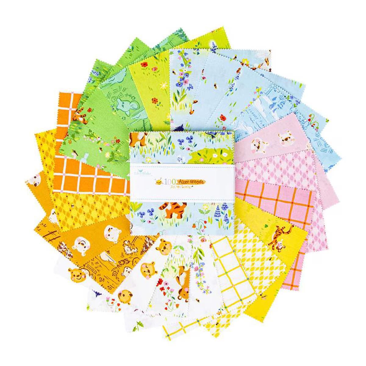 Quilting Cotton 100 Aker Woods Winnie the Pooh 5" Stacker Riley Blake Designs
