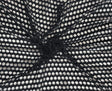 Cotton Spandex Fishnet Knit Black