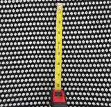 Cotton Spandex Fishnet Knit Black