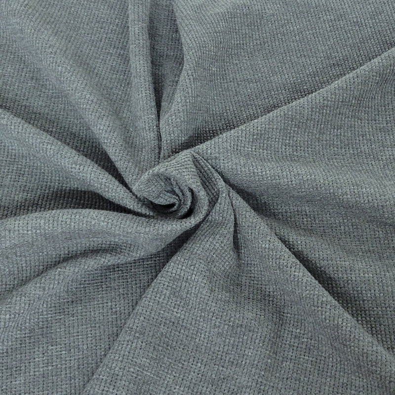 Cotton Thermal Knit Dark Heather Gray