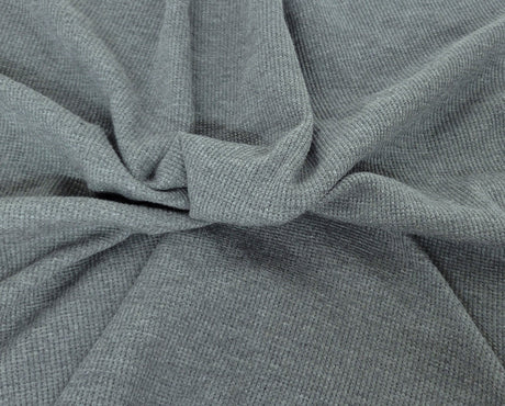 Cotton Thermal Knit Dark Heather Gray