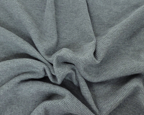 Cotton Thermal Knit Dark Heather Gray
