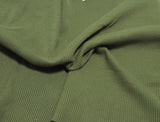 Cotton Thermal Knit Thermal Fabric Fern