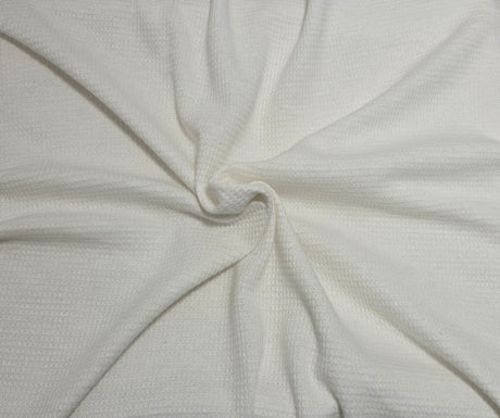 Cotton Thermal Knit Off White