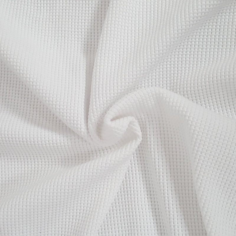Cotton Thermal Knit White 400GSM