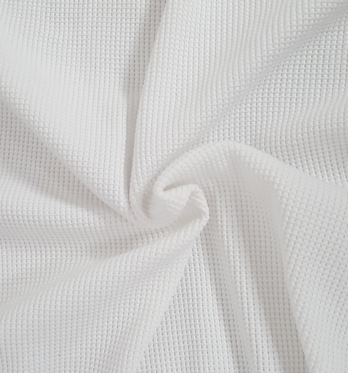 Cotton Thermal Knit White 400GSM