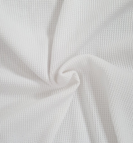 Cotton Thermal Knit White 400GSM