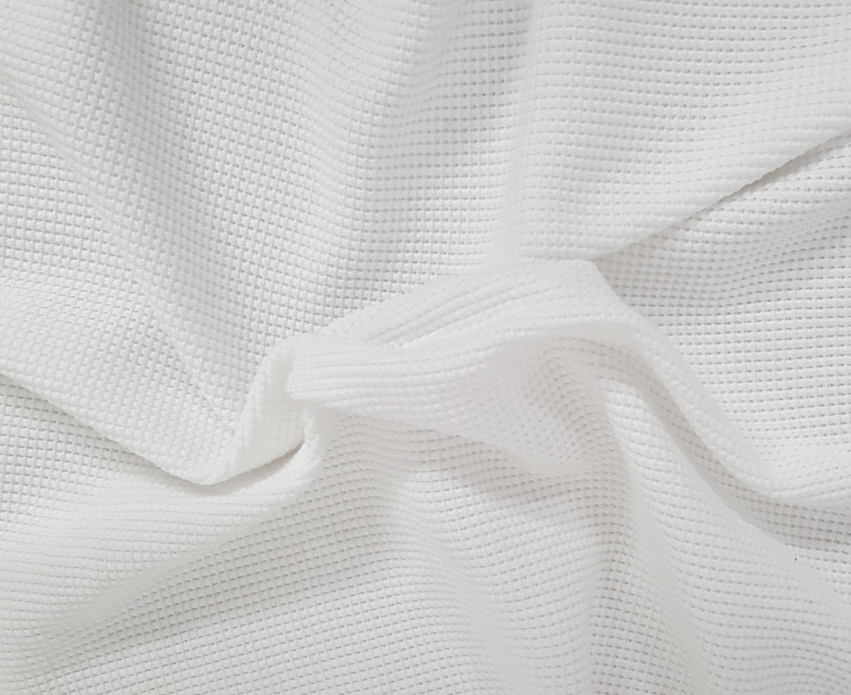 Cotton Thermal Knit White 400GSM