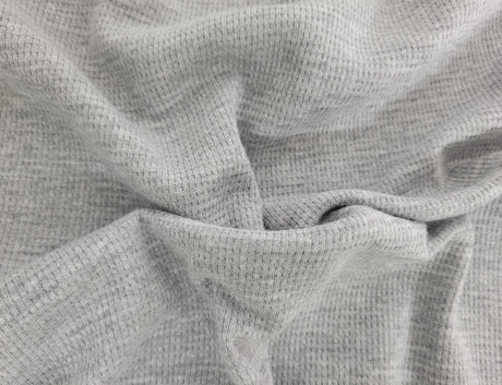 Cotton Thermal Knit Heather Gray