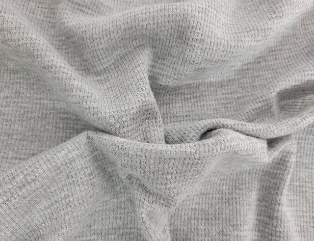 Cotton Thermal Knit Heather Gray
