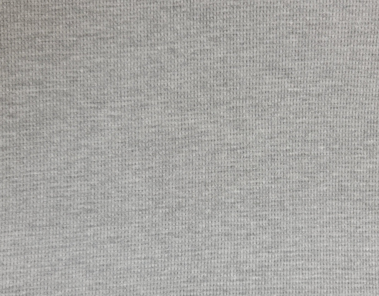 Cotton Thermal Knit Heather Gray