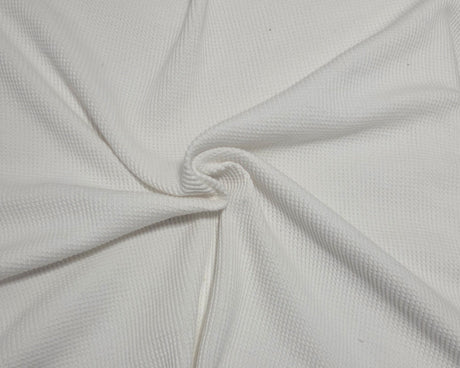 Cotton Thermal Knit White 270GSM