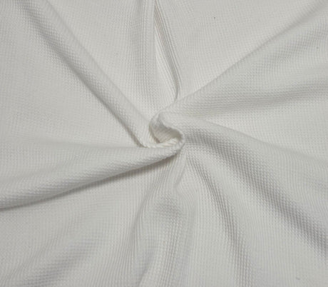 Cotton Thermal Knit White 270GSM