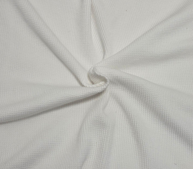 Cotton Thermal Knit White 270GSM