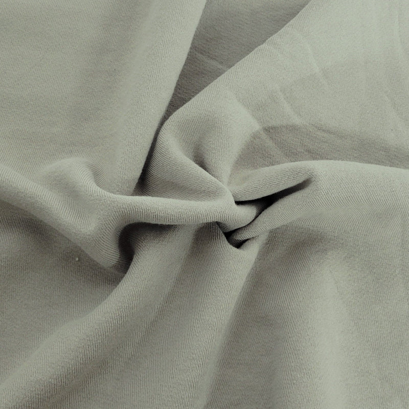 Cotton Fleece Knit Dusty Beige
