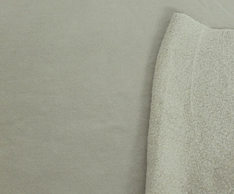 Cotton Fleece Knit Dusty Beige