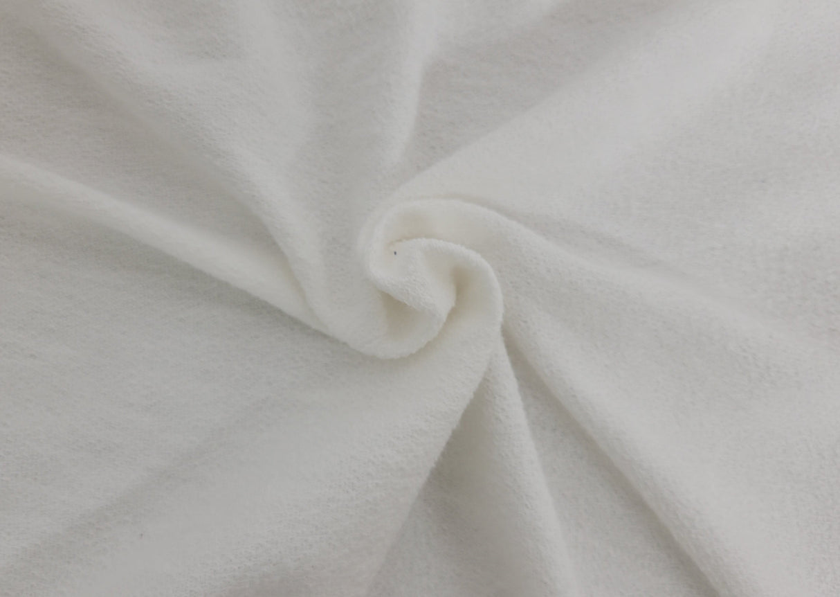 Cotton French Terry Knit Bleach