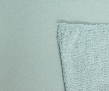 Cotton French Terry Knit Ice Blue