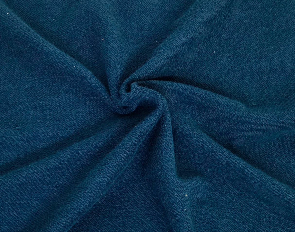 Cotton French Terry Knit Navy 330GSM