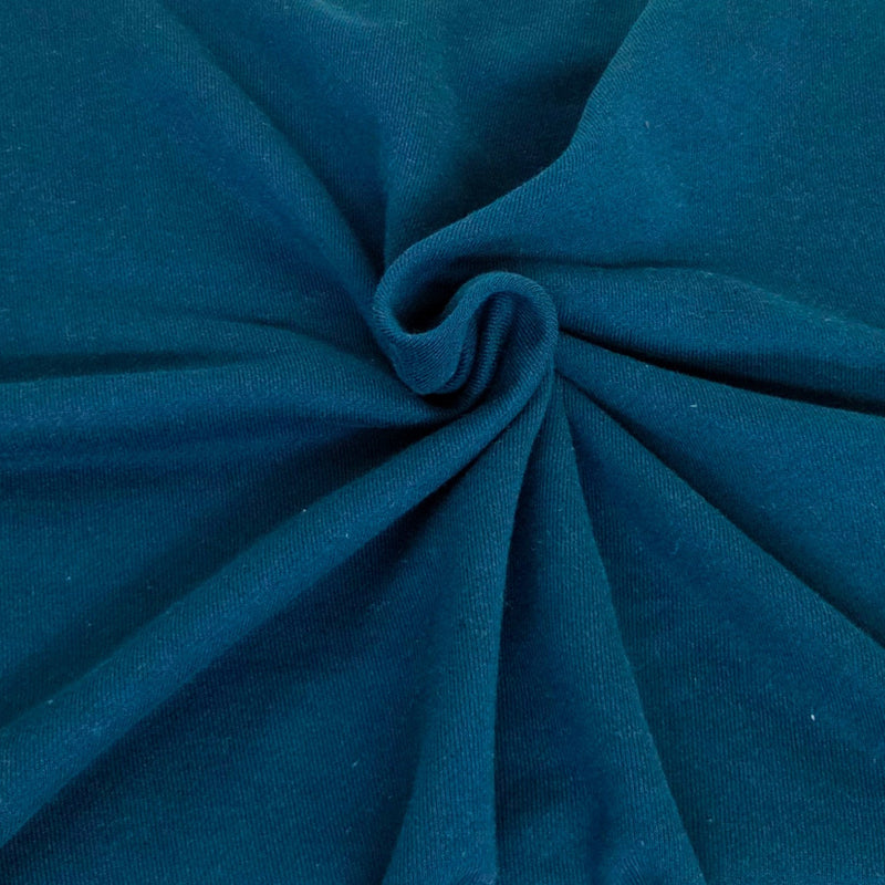 French Terry Knit Navy Organic Cotton 460 GSM