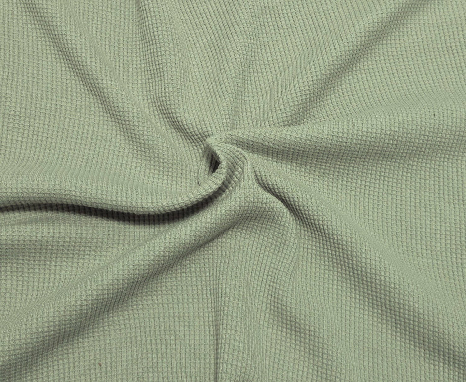 Cotton Thermal Knit Fabric Smoke