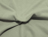 Cotton Thermal Knit Fabric Smoke