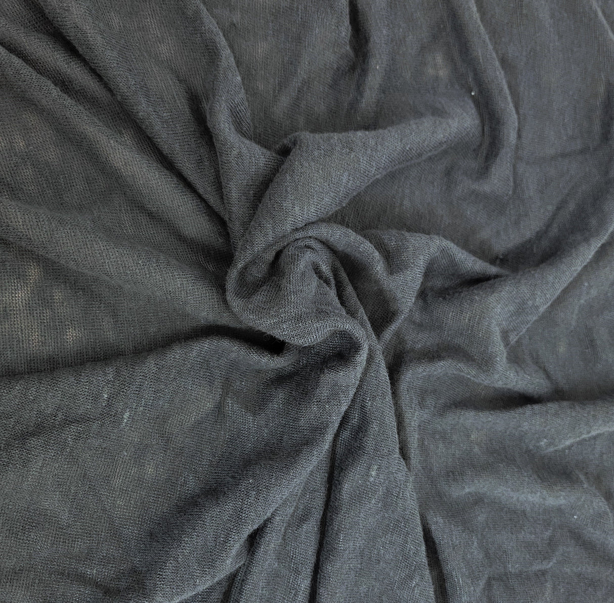 Linen Jersey Dark Gray