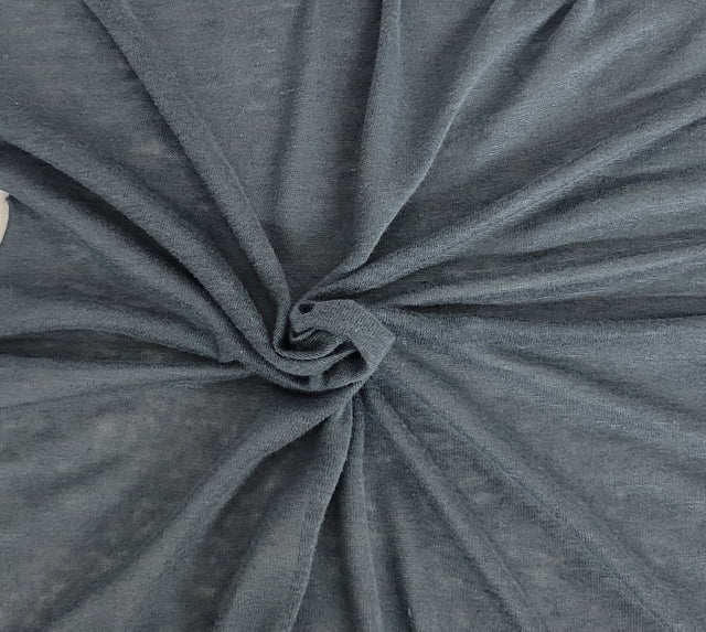 Linen Jersey Dark Gray