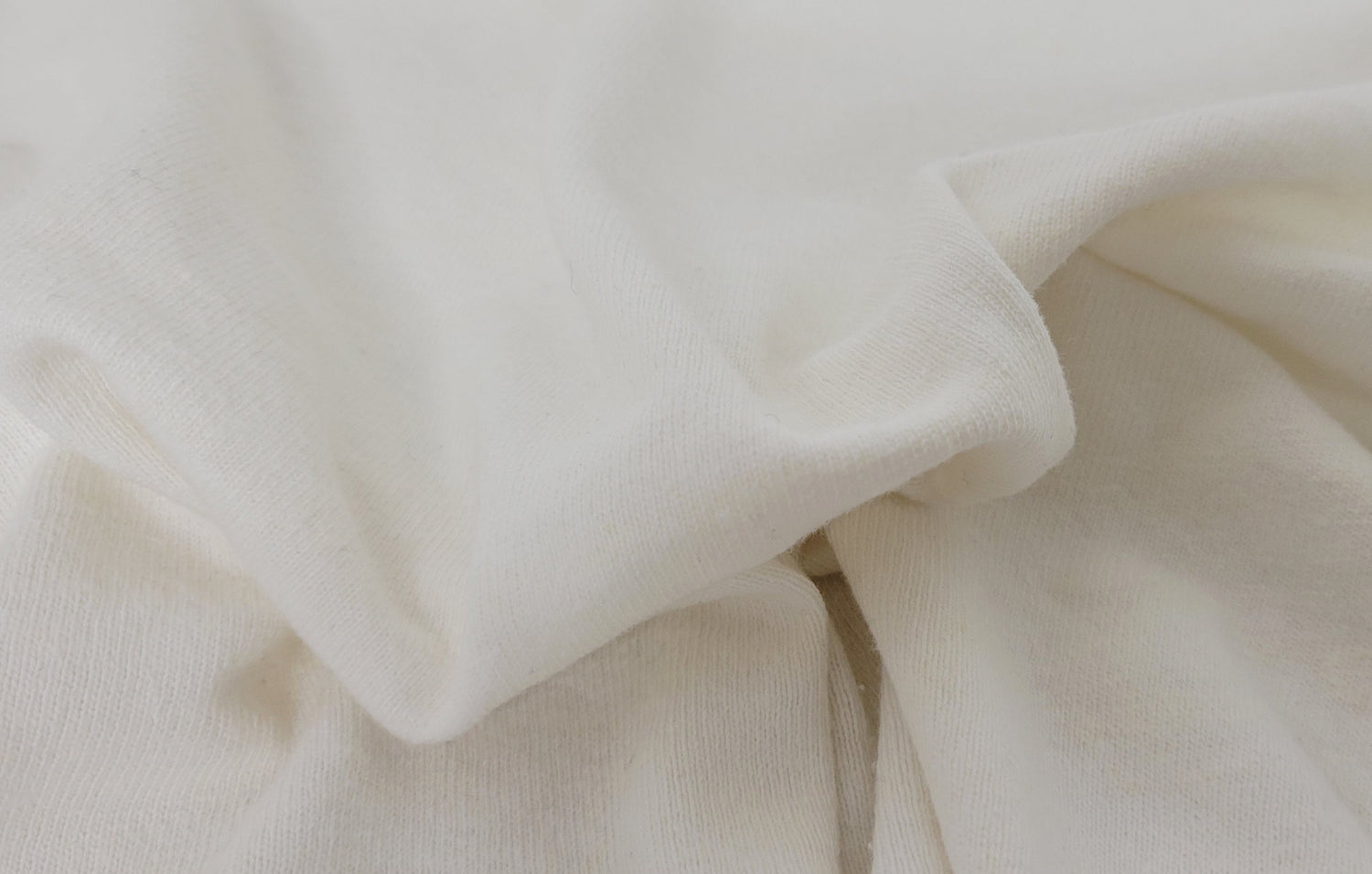 Linen Jersey Knit Off White 340GSM