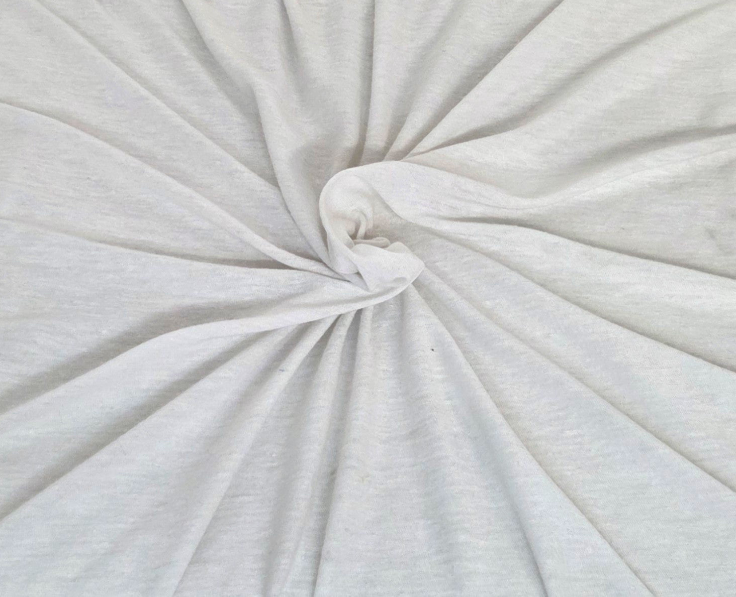 Linen Jersey White Knit Fabric