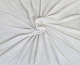 Linen Jersey White Knit Fabric