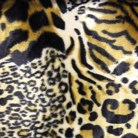 Velboa Fur Mixed Animal Short Pile Fabric,