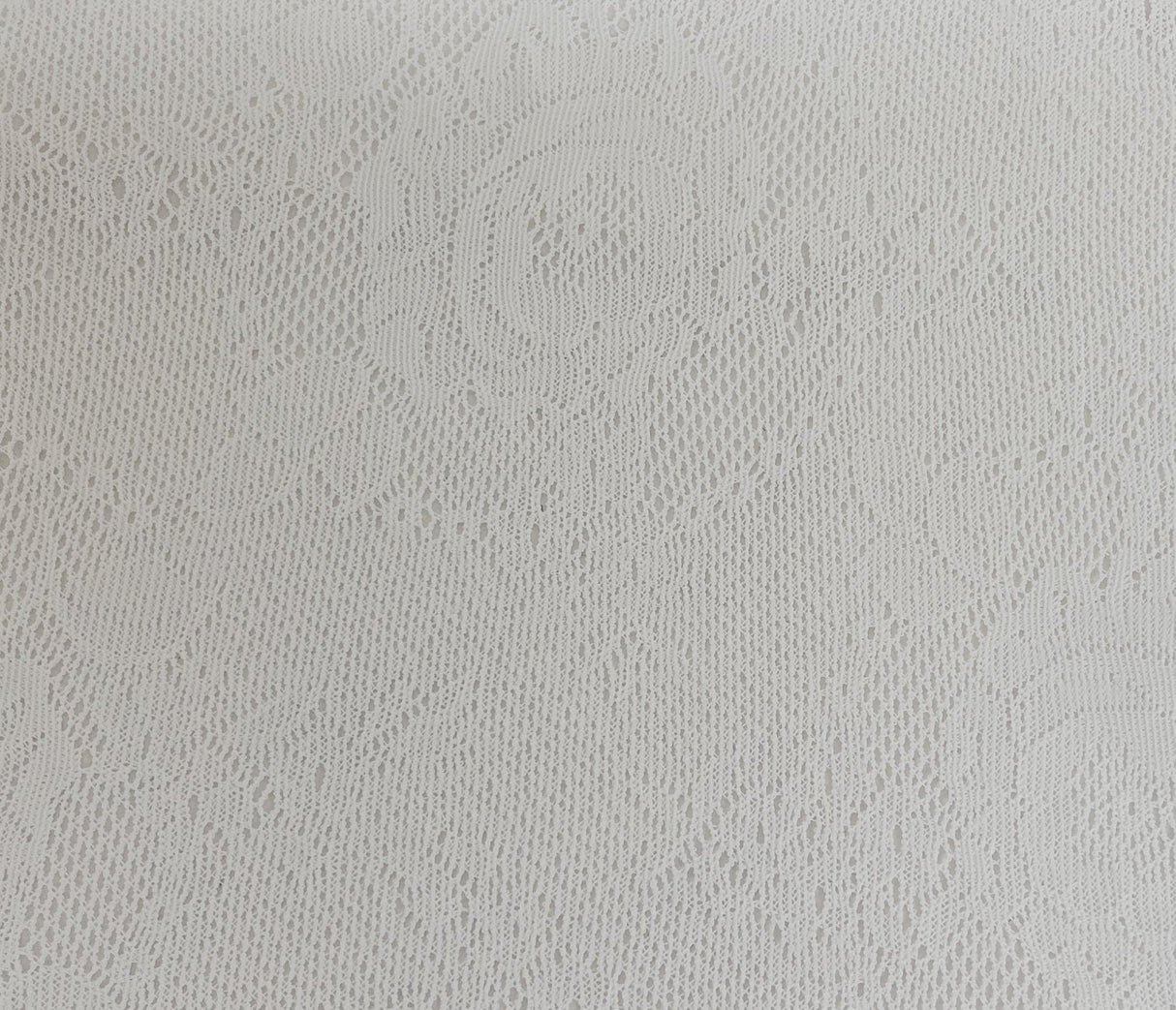 Crochet Knit Lace Off White Polyester