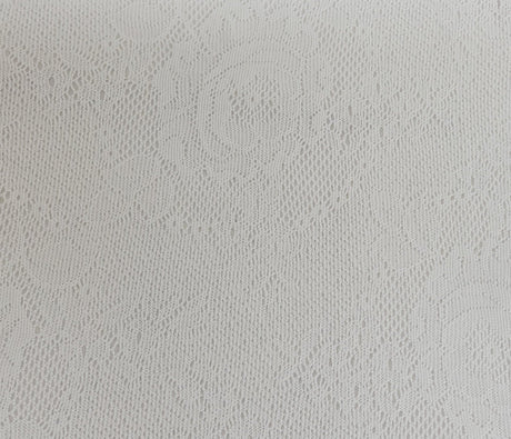Crochet Knit Lace Off White Polyester