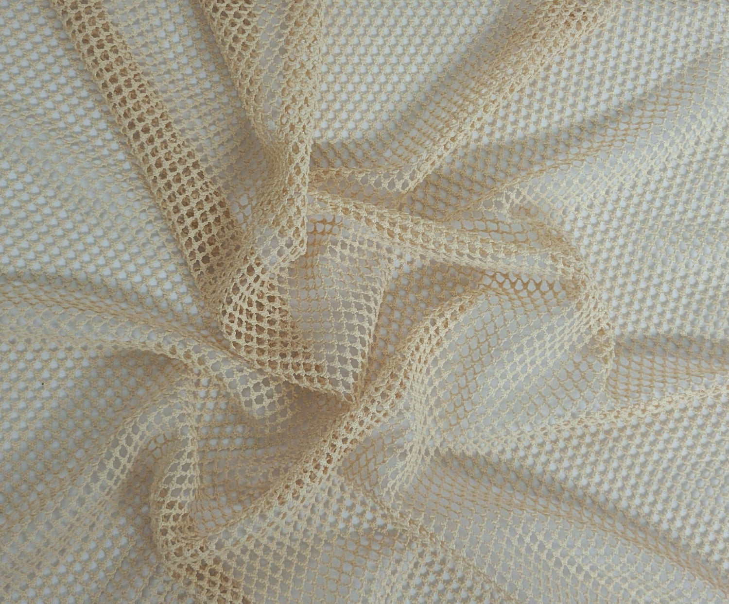 Polyester Fishnet Knit Nude