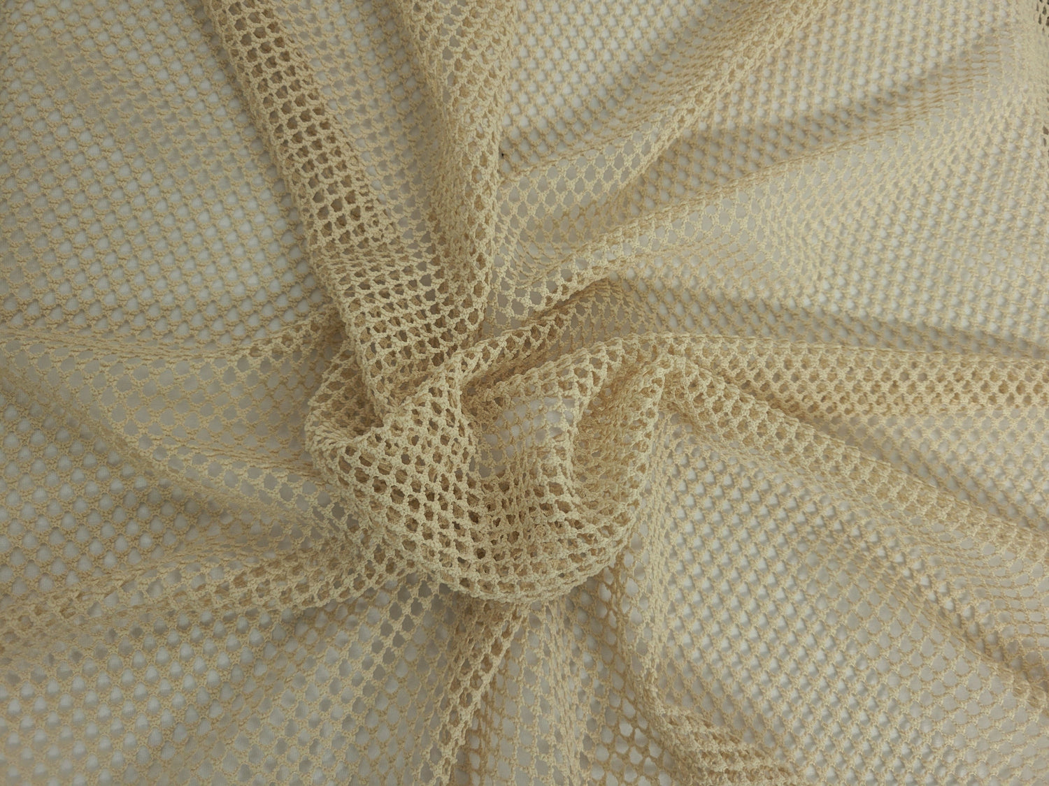 Polyester Fishnet Knit Nude
