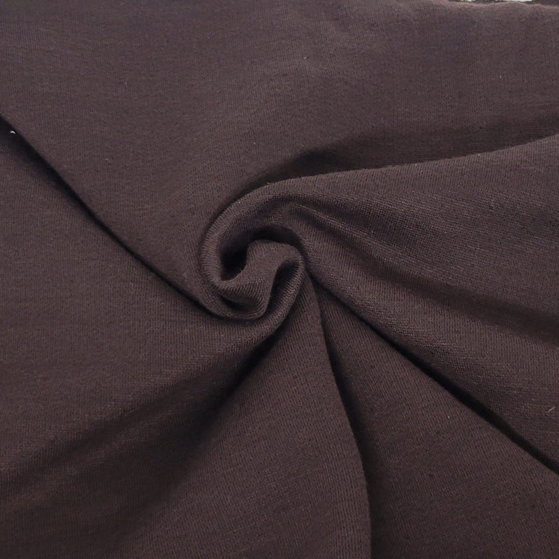 Sweatshirt Fleece Knit Chocolate Brown
