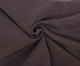 Sweatshirt Fleece Knit Chocolate Brown