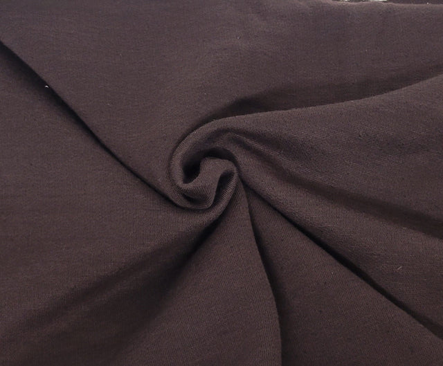 Sweatshirt Fleece Knit Chocolate Brown
