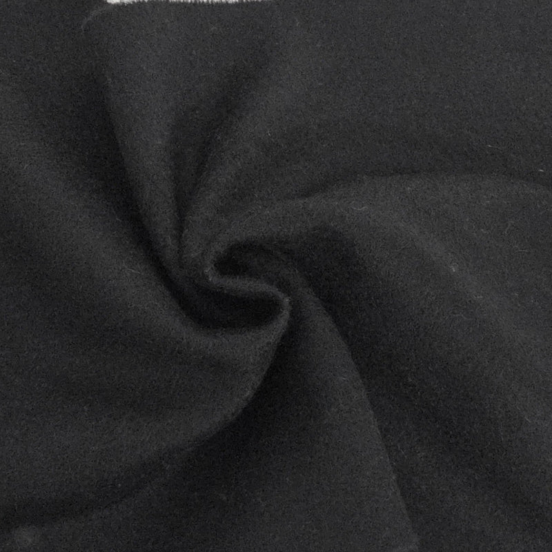 Heavyweight Wool Fabric Black