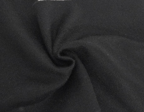 Heavyweight Wool Fabric Black