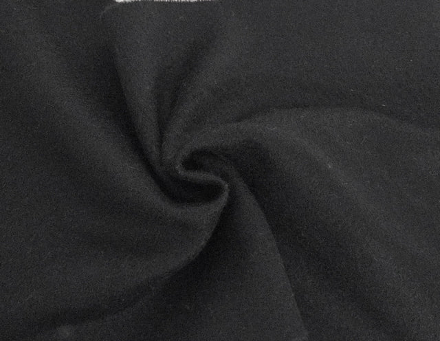 Heavyweight Wool Fabric Black