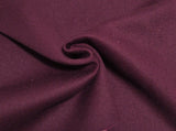 Heavy Wool Fabric Maroon 580GSM