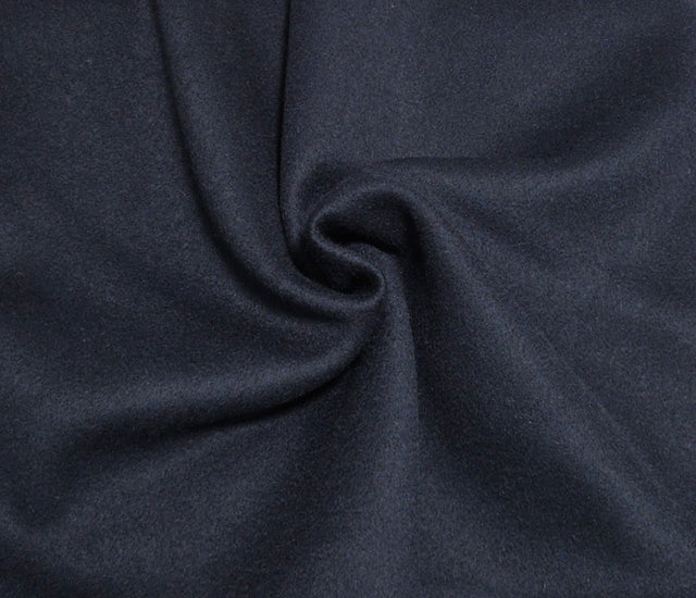 Heavyweight Wool Fabric Navy