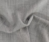 Wool Suiting Fabric Two Tone Black Gray