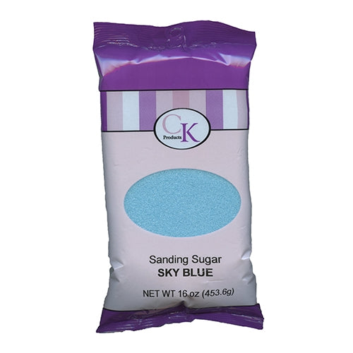 Sky Blue Sanding Sugar - 16 Ounce