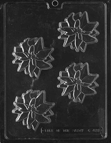 Poinsettia Flower Chocolate Mold