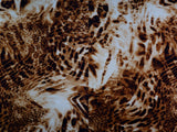 Ghost Crepe Animal Print Woven Fabric