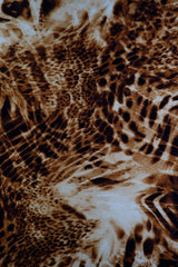 Ghost Crepe Animal Print Woven Fabric