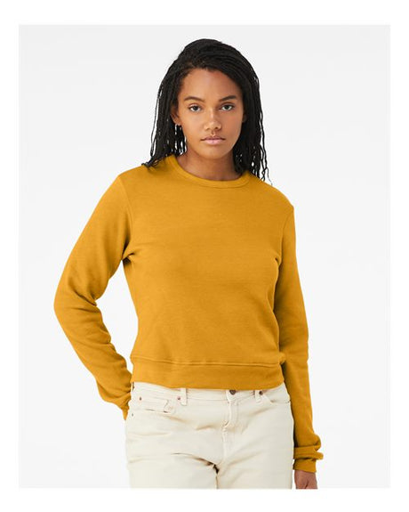 BELLA CANVAS women's fleece crewneck sweatshirt